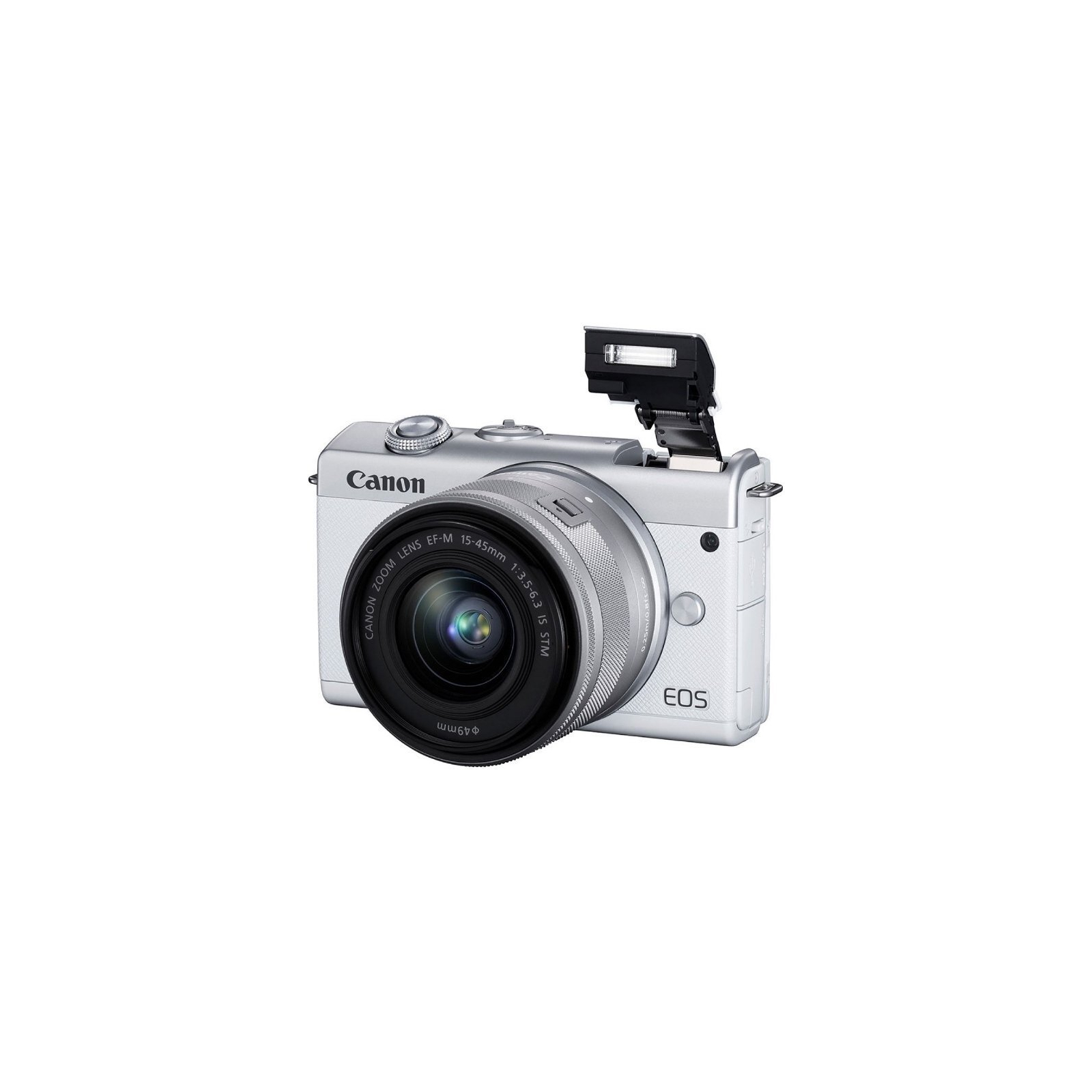 Цифровий фотоапарат Canon EOS M200 + 15-45 IS STM White (3700C032) зображення 3