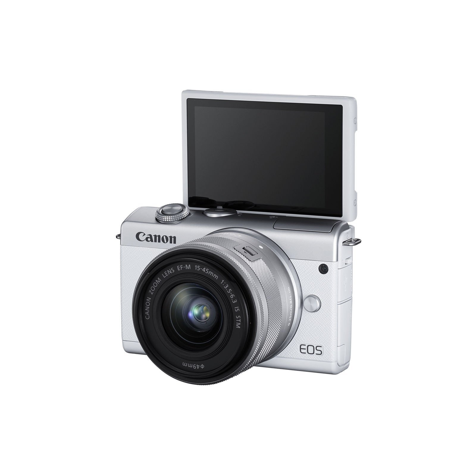 Цифровий фотоапарат Canon EOS M200 + 15-45 IS STM White (3700C032) зображення 7