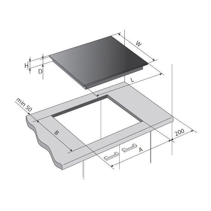 Варочна поверхня Pyramida VCH X 641 F (VCHX641F) зображення 3