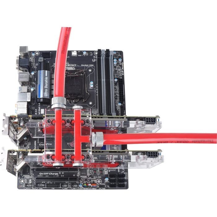 Термінал для CРO ThermalTake Pacific VGA Bridge Dual Series 3-Slot Transparent (CL-W136-PL00TR-A) зображення 5