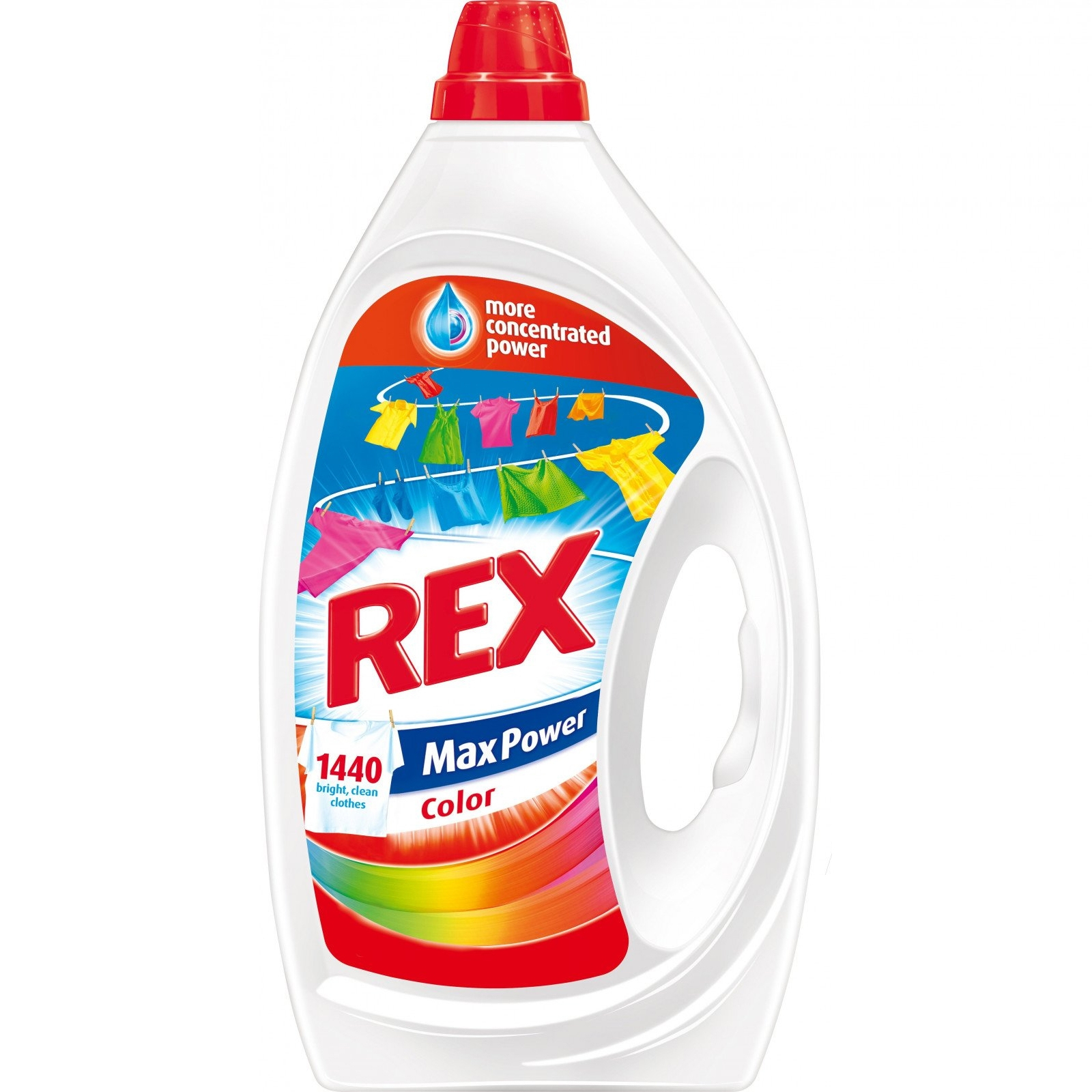 Гель для прання Rex Max Power Color, 3л (9000101324044)