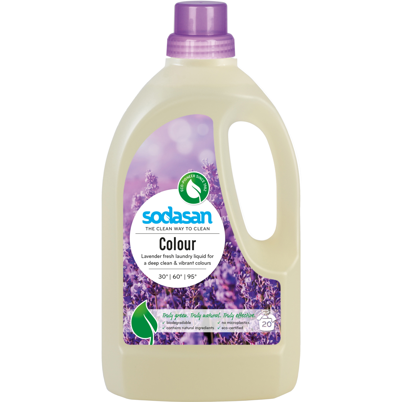 Гель для прання Sodasan Color Lavender 1.5 л (4019886015097)