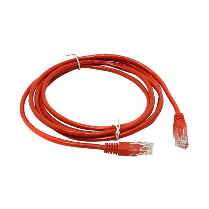 Патч-корд 0.5м, UTP, cat.5e, CU, 24AWG, red Kingda (KD-PAUT3050RD)