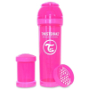 Пляшечка для годування Twistshake антиколькова 330 мл, рожева (24858) зображення 2