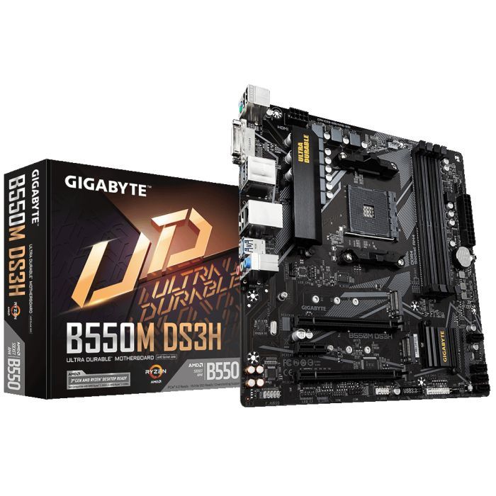Материнская плата GIGABYTE B550M DS3H изображение 2
