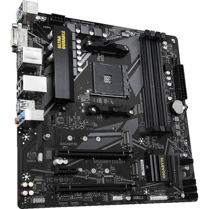 Материнская плата GIGABYTE B550M DS3H изображение 3