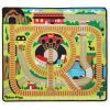 Детский коврик Melissa&Doug Железная дорога с паровозиками (MD19554)