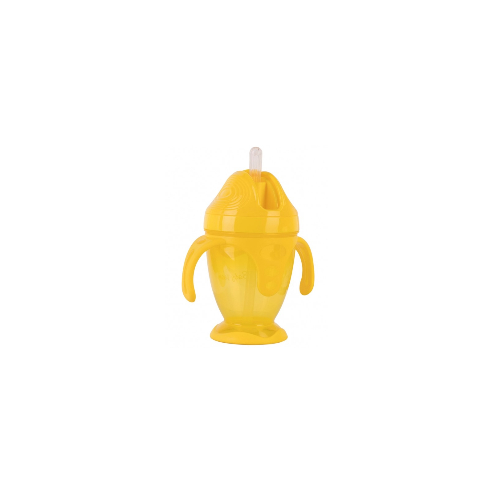 Поильник-непроливайка Baby Team с силиконовой трубочкой и ручками, 220 мл 9+ (5011_желтый) изображение 2