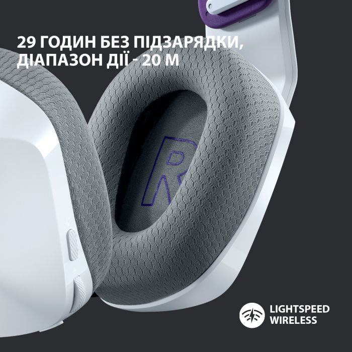 Наушники Logitech G733 Lightspeed Wireless RGB Gaming Headset Lilac (981-000890) изображение 3