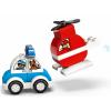 Конструктор LEGO DUPLO My First Пожарный вертолет и полицейская машина (10957) изображение 3
