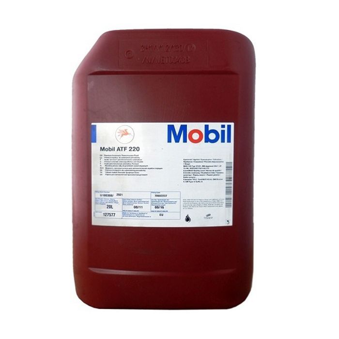 Трансмиссионное масло Mobil ATF 220 20л (MB ATF 220 20L)