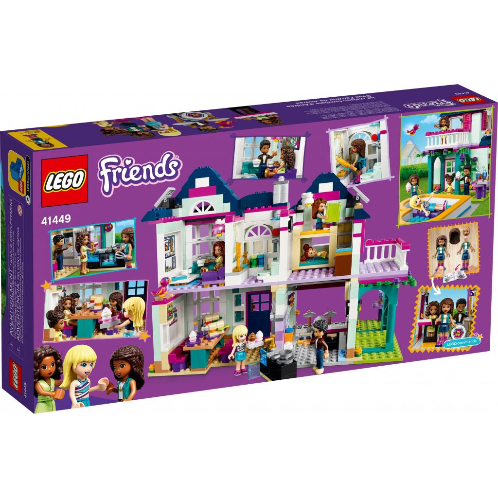 Конструктор LEGO Friends Семейный дом Андреа 802 детали (41449) изображение 12