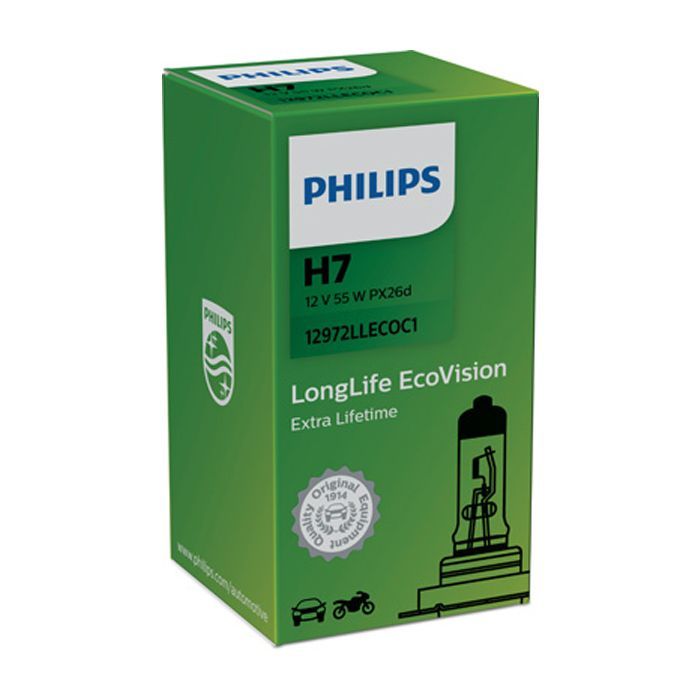 Автолампа Philips галогенова 55W (12972 LLECO C1) изображение 2