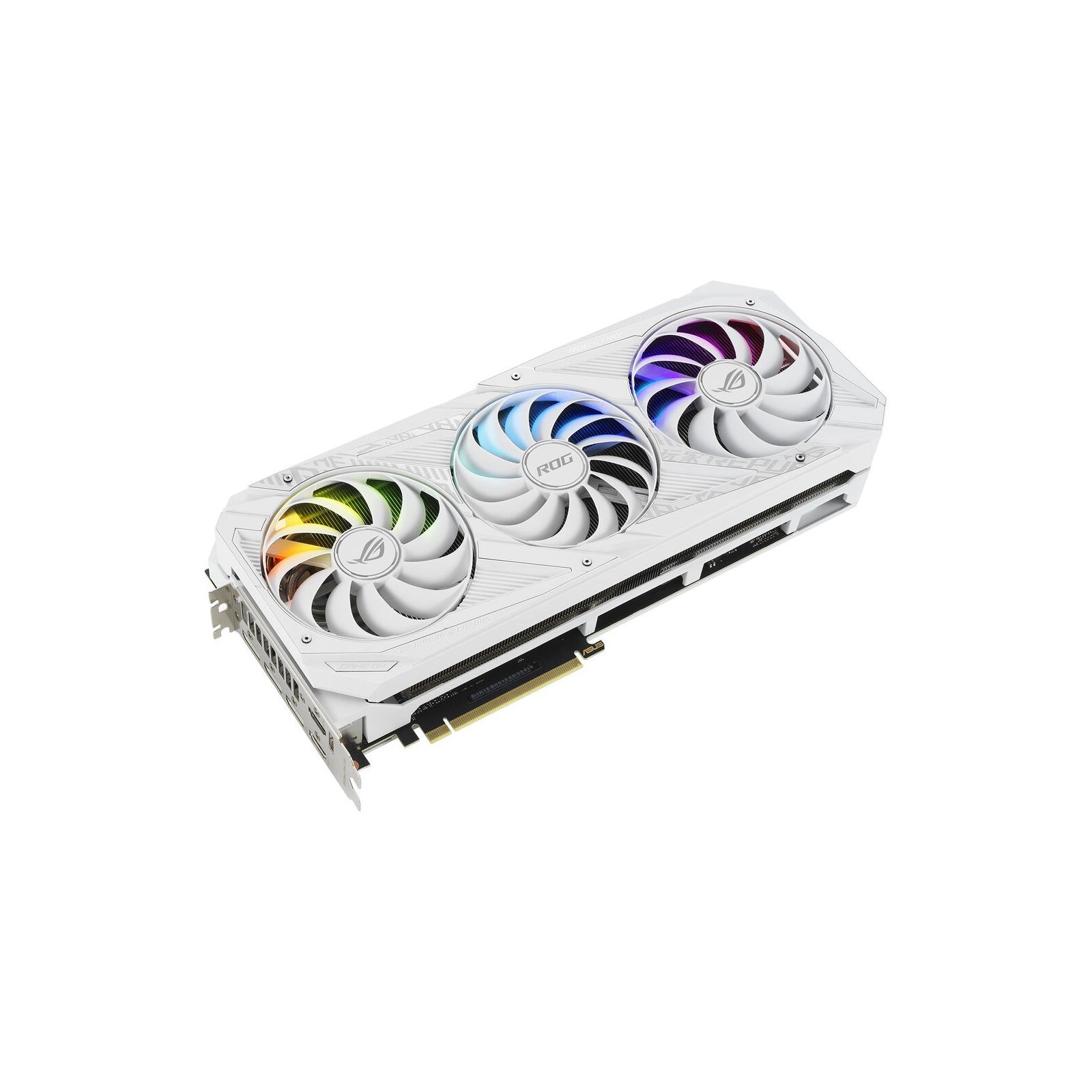ᐈ Купить видеокарту ASUS GeForce RTX3080 10Gb ROG STRIX OC WHITE