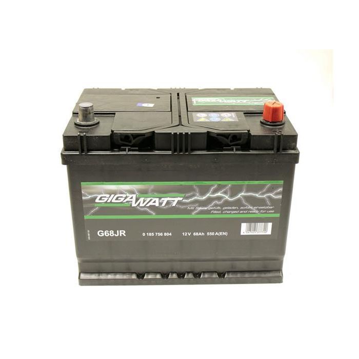 Аккумулятор автомобильный GigaWatt 68А (0185756804)