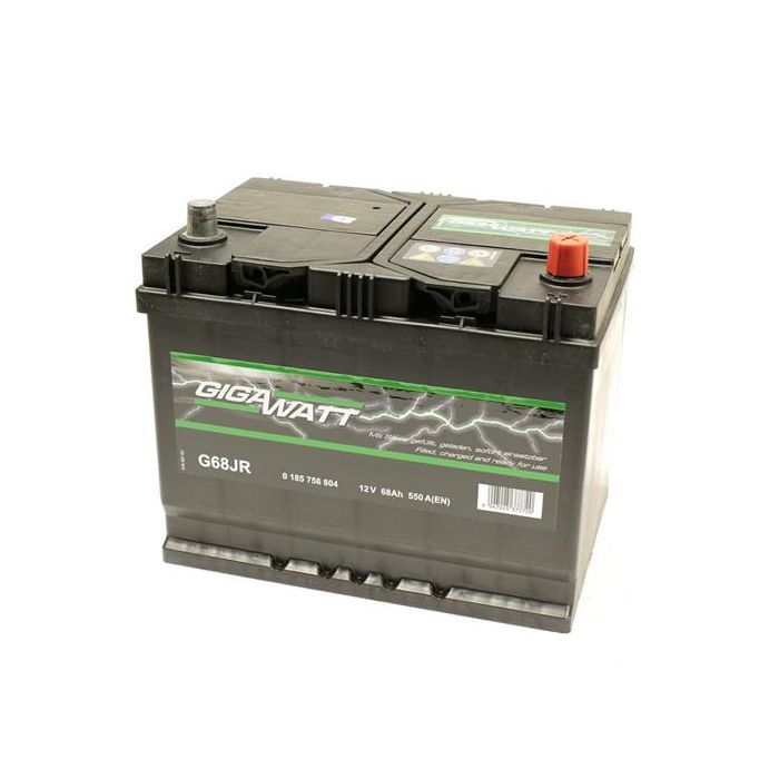 Аккумулятор автомобильный GigaWatt 68А (0185756804) изображение 2