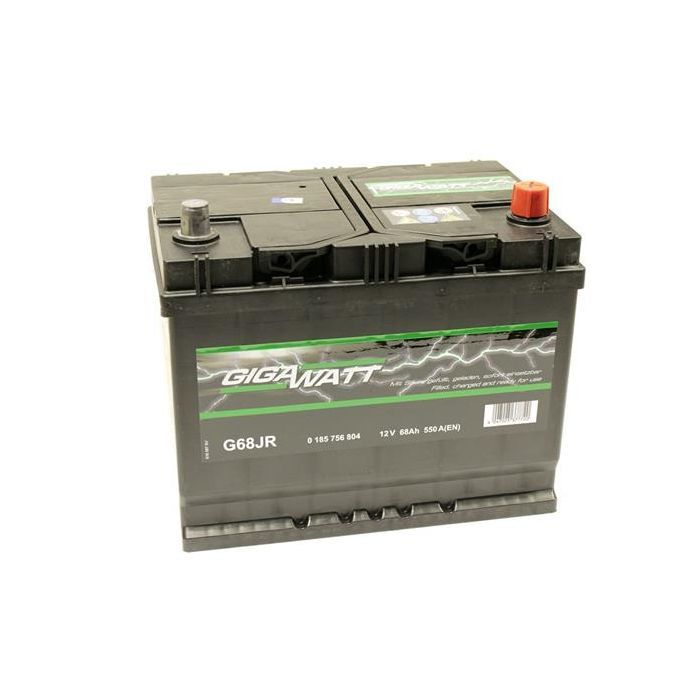 Аккумулятор автомобильный GigaWatt 68А (0185756804) изображение 3