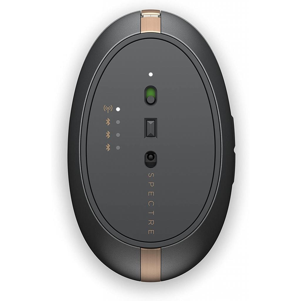 Мышка HP Spectre 700 Wireless/Bluetooth Black-Gold (3NZ70AA) изображение 2