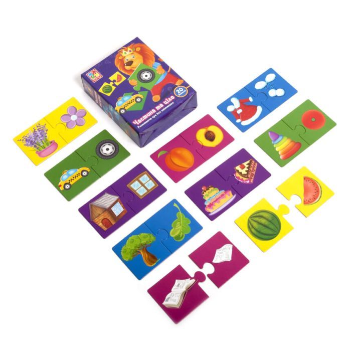Развивающая игрушка Vladi Toys Часть и целое, украинский язык (VT1804-34) изображение 2