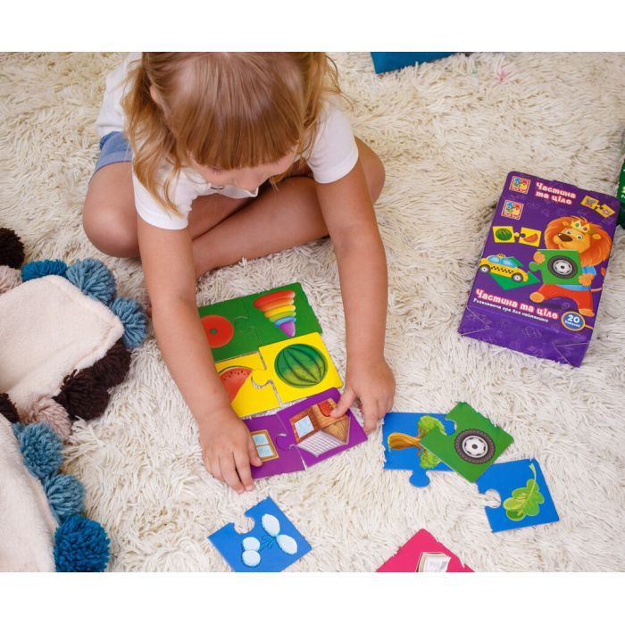 Развивающая игрушка Vladi Toys Часть и целое, украинский язык (VT1804-34) изображение 5