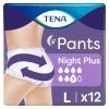 Подгузники для взрослых Tena Pants Plus Night Трусы ночные размер Large 12 шт (7322540839920)