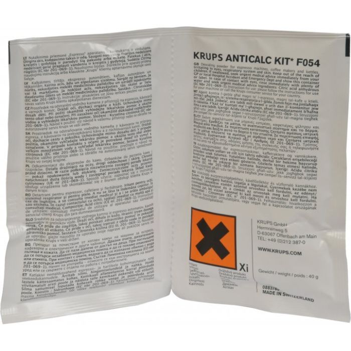 Средство для чистки кофеварок Krups F054001A изображение 2