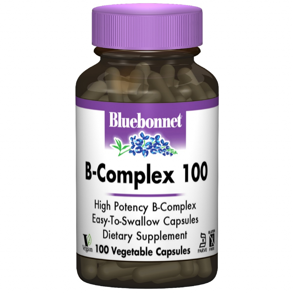 Витамин Bluebonnet Nutrition В-Комплекс 100, 100 гелевых капсул (BLB-00418)