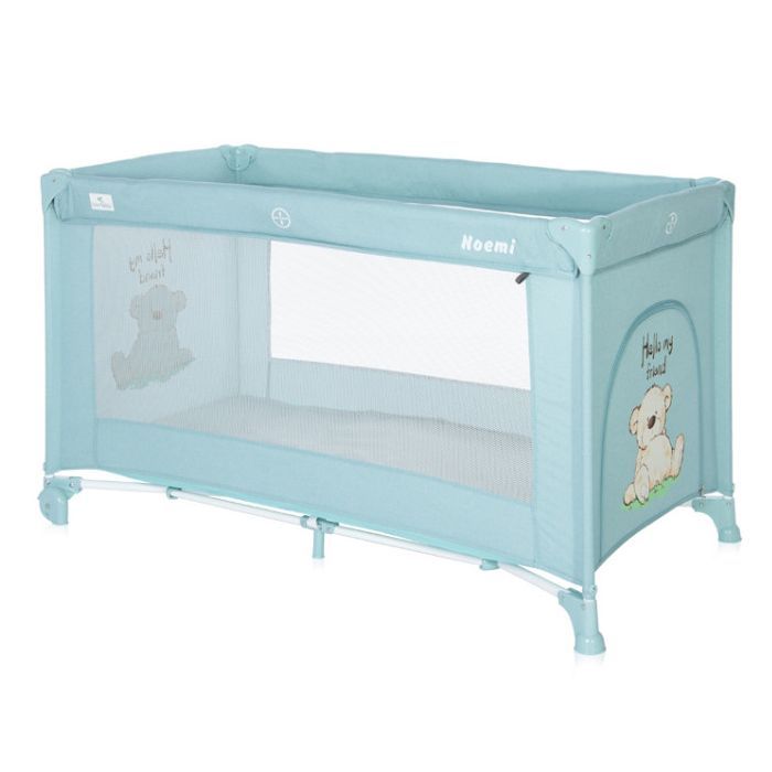 Детский манеж Lorelli NOEMI 1L blue surf teddy