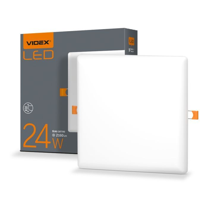 Світильник Videx LED 24W 4100K (VL-DLFS-244) зображення 2