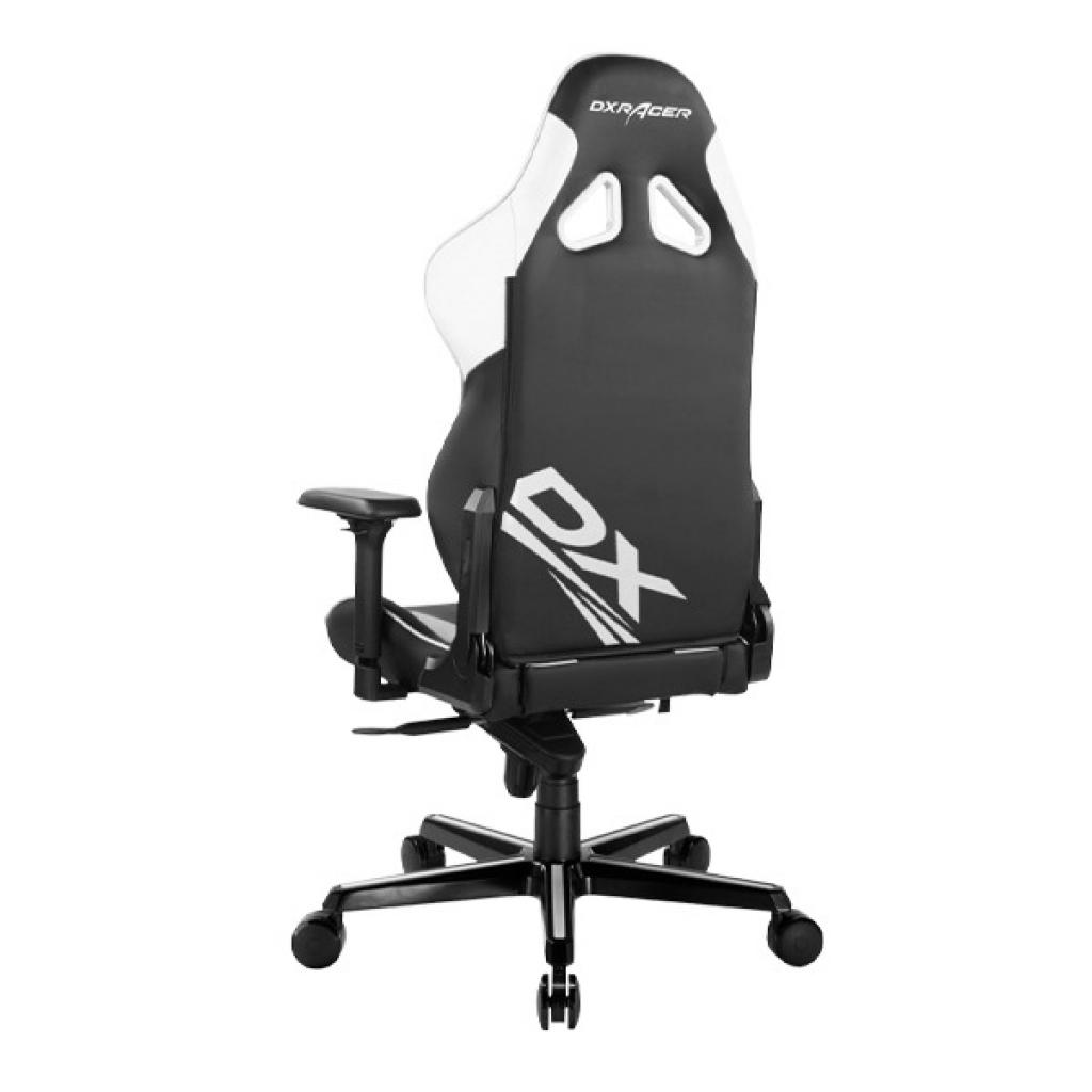 Кресло игровое DXRacer G Series D8200 Black-White (GC-G001-NW-B2-NVF) изображение 4