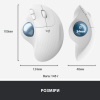 Мишка Logitech Ergo M575 Wireless Trackball Off-white (910-005870) зображення 9