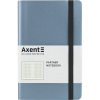 Блокнот Axent Partner Soft, 125х195, 96л, клет, серебряно-синий (8206-14-A)