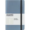 Блокнот Axent Partner Soft, 125х195, 96л, клет, серебряно-синий (8206-14-A)