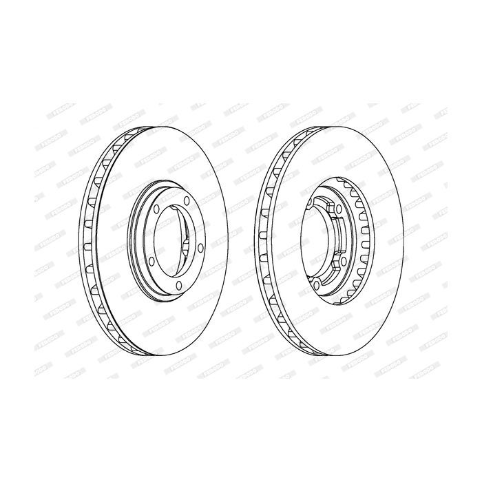 Тормозной диск FERODO DDF1658