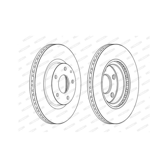 Тормозной диск FERODO DDF2465C изображение 2