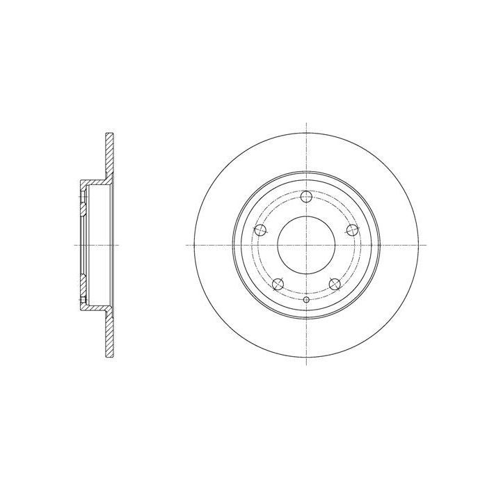 Тормозной диск REMSA 61575.00