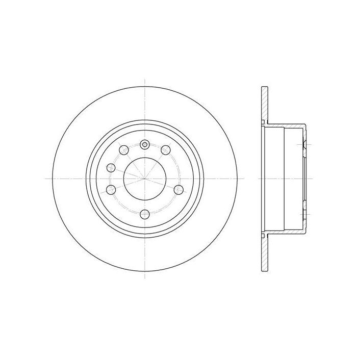 Тормозной диск REMSA 6487.00