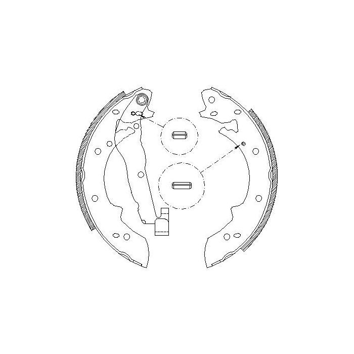 Гальмівні колодки REMSA 4027.01