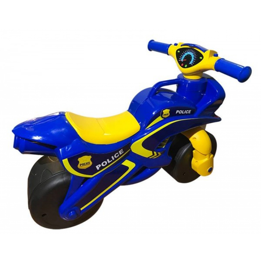 Беговел Active Baby Police желто-голубой (0139-01570) изображение 2