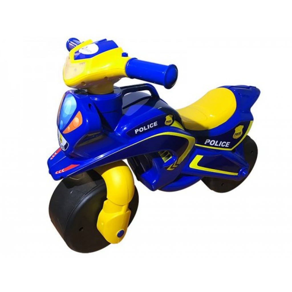 Беговел Active Baby Police желто-голубой (0139-01570)