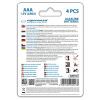 Батарейка Esperanza AAA LR03 Alkaline * 4 (EZB102) изображение 3