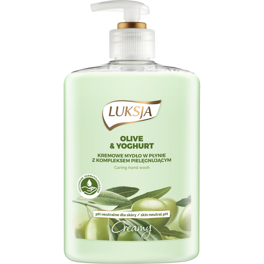 Жидкое мыло Luksja Creamy Olive & Yoghurt 500 мл (5900998007195)