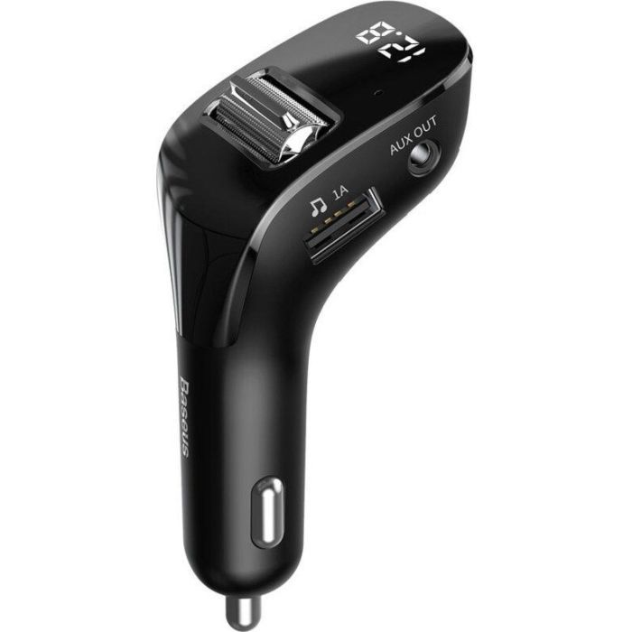 FM модулятор Baseus Streamer F40 AUX wireless MP3 Black (CCF40-01)