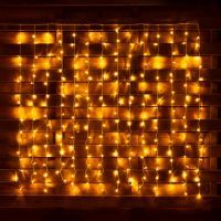 Гирлянда YES! Fun штора LED Christmas time, 238 ламп, тепло-белая, 1,95м (801158)