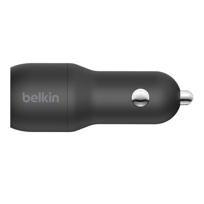 Зарядное устройство Belkin Car Charger (24W) Dual USB-A, USB-A - Lightning, 1m, black (CCD001BT1MBK) изображение 4