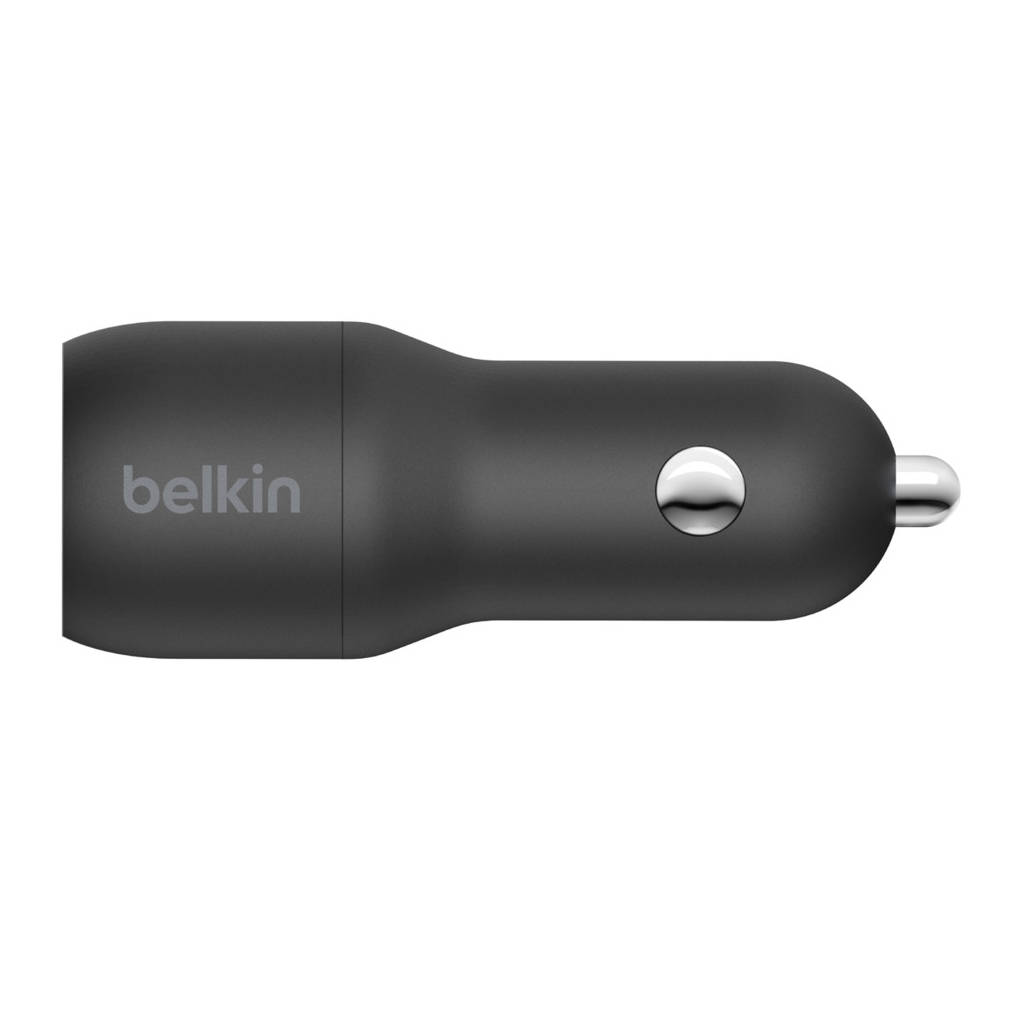 Зарядное устройство Belkin Car Charger (24W) Dual USB-A, USB-A - Lightning, 1m, black (CCD001BT1MBK) изображение 4
