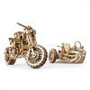 Конструктор Ugears Мотоцикл Scramber с коляской (6336921) изображение 4