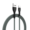 Дата кабель USB 2.0 AM to Type-C 1.0m ColorWay (CW-CBUC041-GR) зображення 2