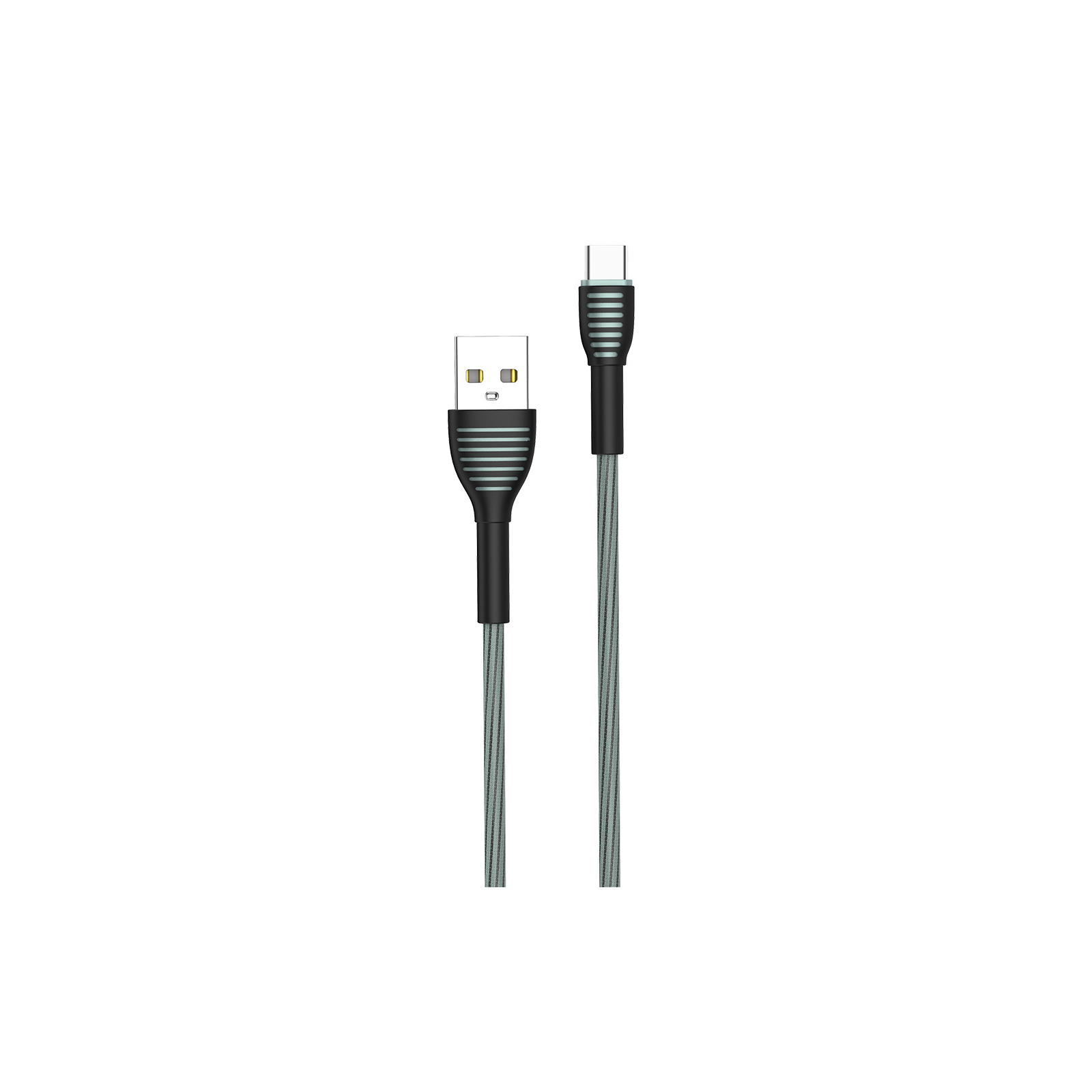 Дата кабель USB 2.0 AM to Type-C 1.0m ColorWay (CW-CBUC041-GR) зображення 4