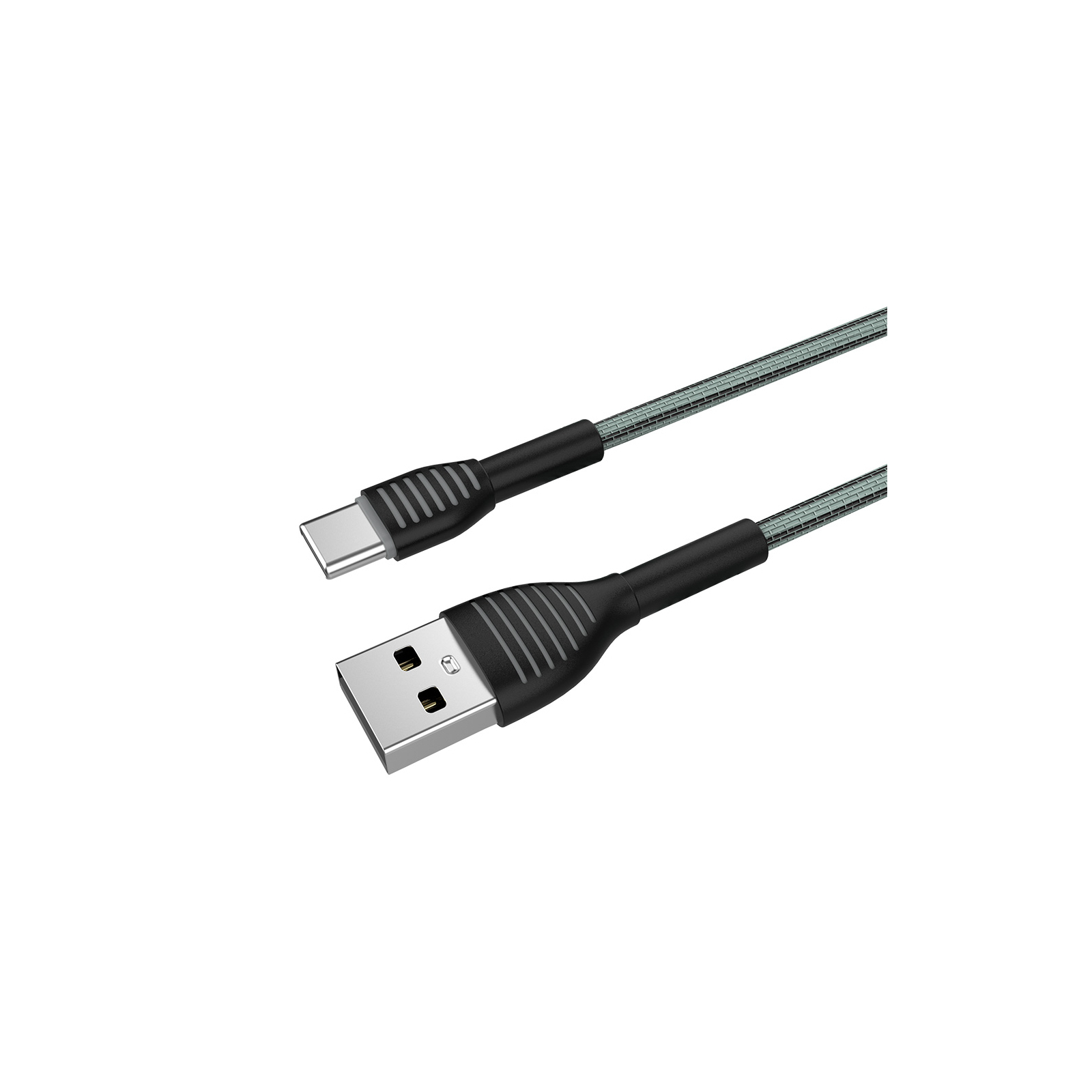 Дата кабель USB 2.0 AM to Type-C 1.0m ColorWay (CW-CBUC041-GR) зображення 5